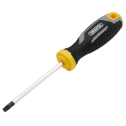 Draper TX-STAR® Tamperproof Soft Grip Screwdriver, T30H x 100mm