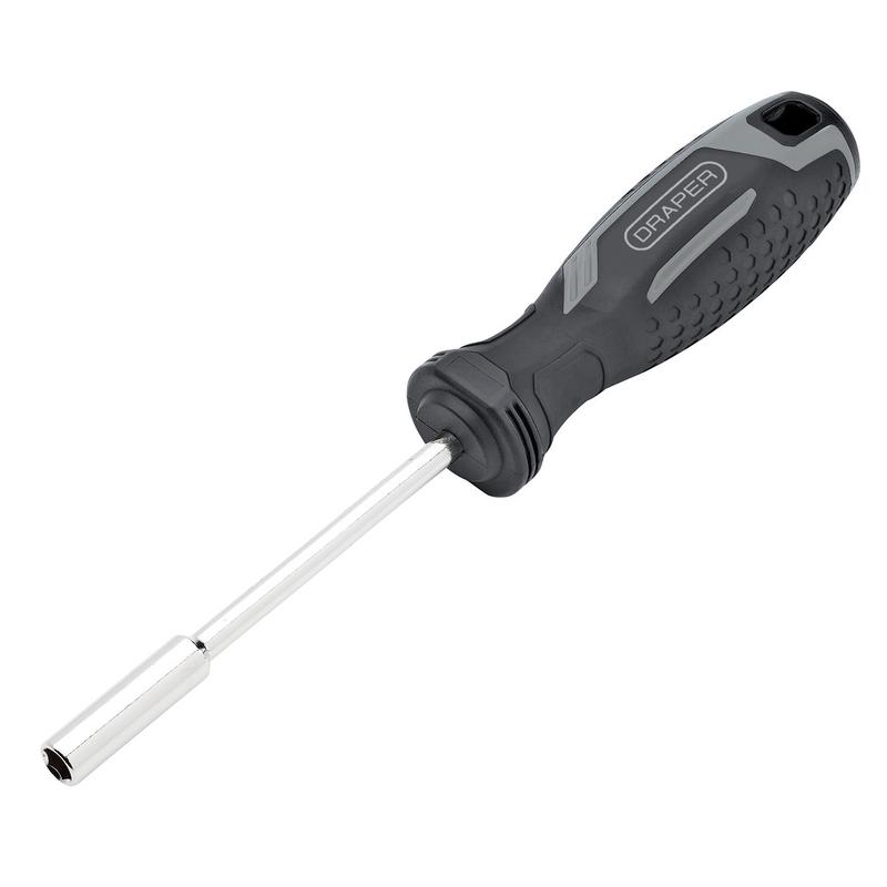 Soft Grip Magnetic Screwdriver Bit Holder, 1/4" x 100mm