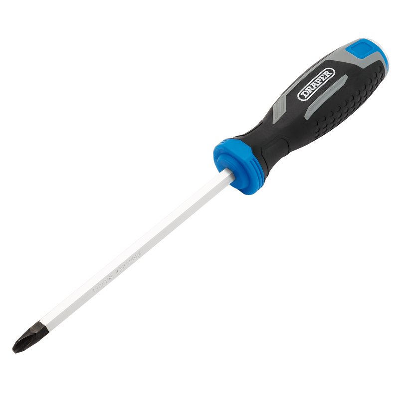 Pound Thru Phillips Soft Grip Screwdriver, PH3 x 150mm