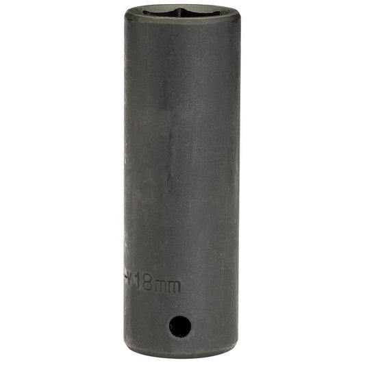 Draper HI-TORQ® Deep Impact Socket, 1/2" Sq. Dr., 18mm