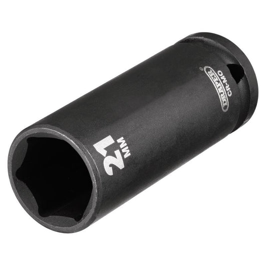 Draper HI-TORQ® Deep Impact Socket, 1/2" Sq. Dr., 21mm