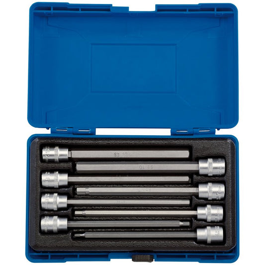 Draper Expert Hexagonal Socket Bit Set, 3/8" Sq. Dr. (8 Piece)