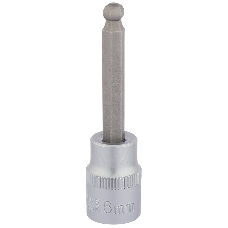 Draper Expert Ball End Hexagonal Socket Bits, 3/8" Sq. Dr., 6mm