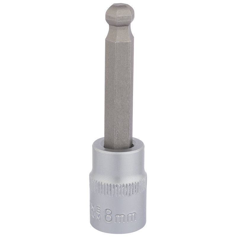 Draper Expert Ball End Hexagonal Socket Bits, 3/8" Sq. Dr., 8mm
