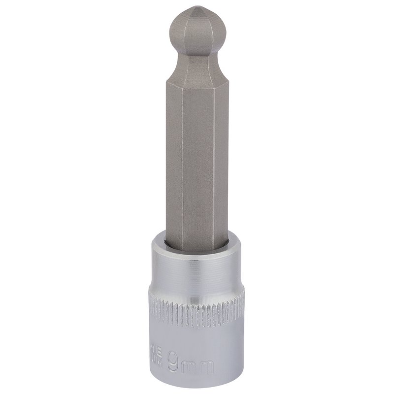 Draper Expert Ball End Hexagonal Socket Bits, 3/8" Sq. Dr., 9mm
