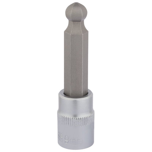 Draper Expert Ball End Hexagonal Socket Bits, 3/8" Sq. Dr., 9mm
