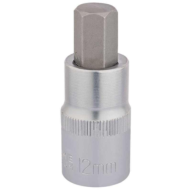 Draper Expert Hexagonal Socket Bits, 1/2" Sq. Dr., 12mm