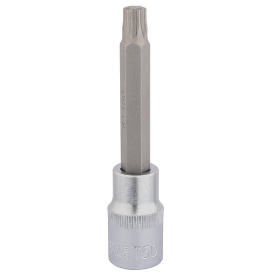 Draper Expert TX-STAR® Socket Bit, 1/2" Sq. Dr., T50 x 100mm