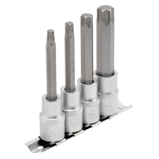 Draper Expert TX-STAR® Socket Bit Set, 1/2" Sq. Dr. (4 Piece)