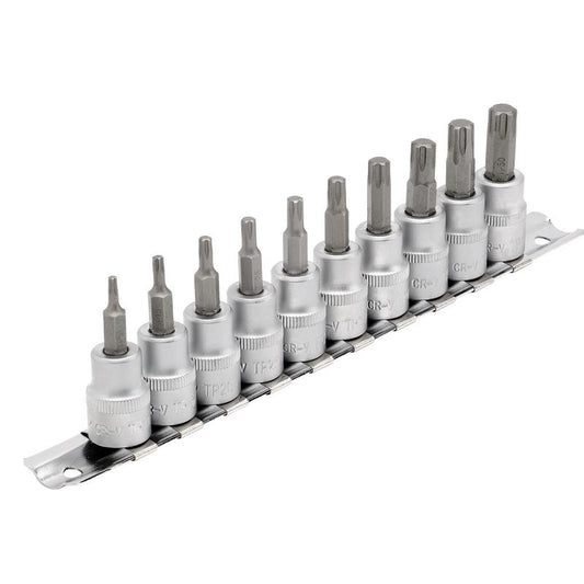 Draper Expert TX-STAR® Plus Socket Bit Set, 3/8" Sq. Dr., 48mm (10 Piece)