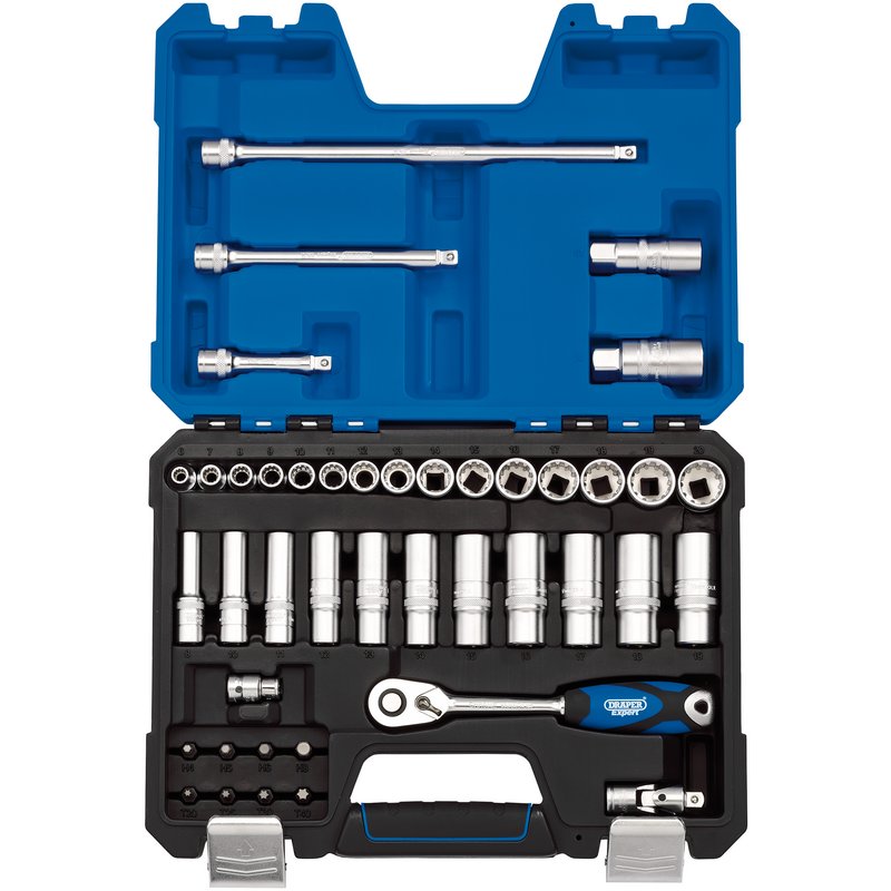 Draper Expert Multi-Drive® Metric Socket Set, 3/8" Sq. Dr. (42 Piece)