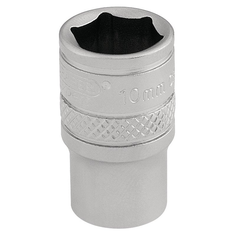 Draper Expert Socket, 1/4" Sq. Dr., 10mm