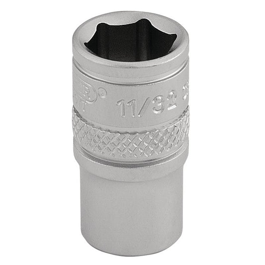 Draper Expert Imperial Socket, 1/4" Sq. Dr., 11/32"
