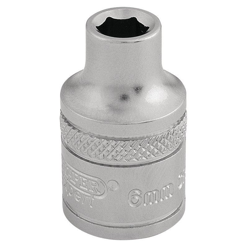 Draper Expert 6 Point Metric Socket, 3/8" Sq. Dr., 6mm