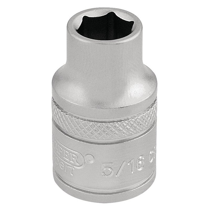 Draper Expert 6 Point Imperial Socket, 3/8" Sq. Dr., 5/16"