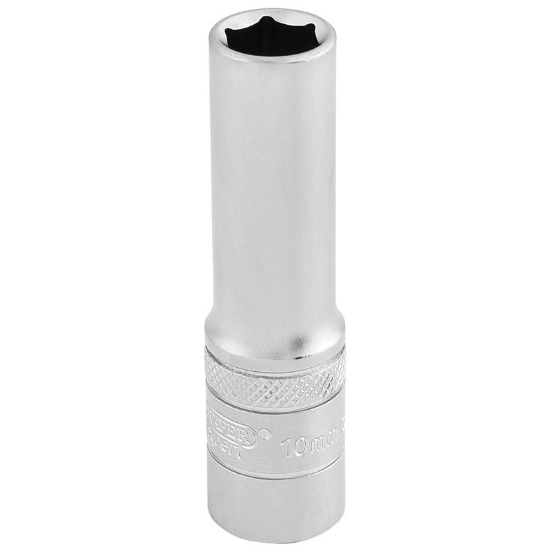 Draper Expert 6 Point Metric Deep Socket, 3/8" Sq. Dr., 10mm