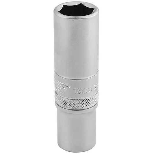 Draper Expert 6 Point Metric Deep Socket, 3/8" Sq. Dr., 13mm