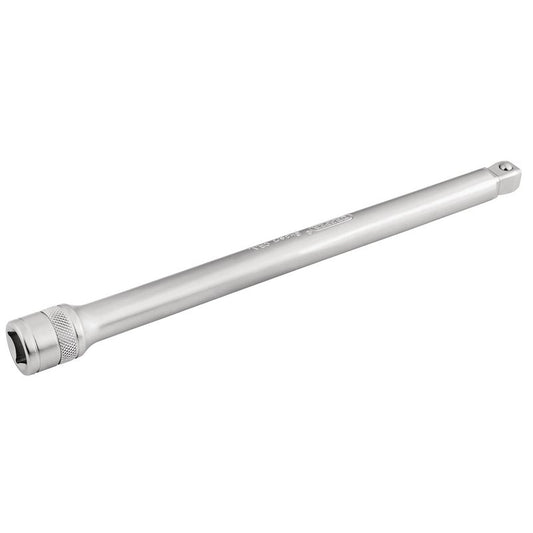 Draper Expert Satin Chrome Wobble Extension Bar, 1/2" Sq. Dr., 250mm