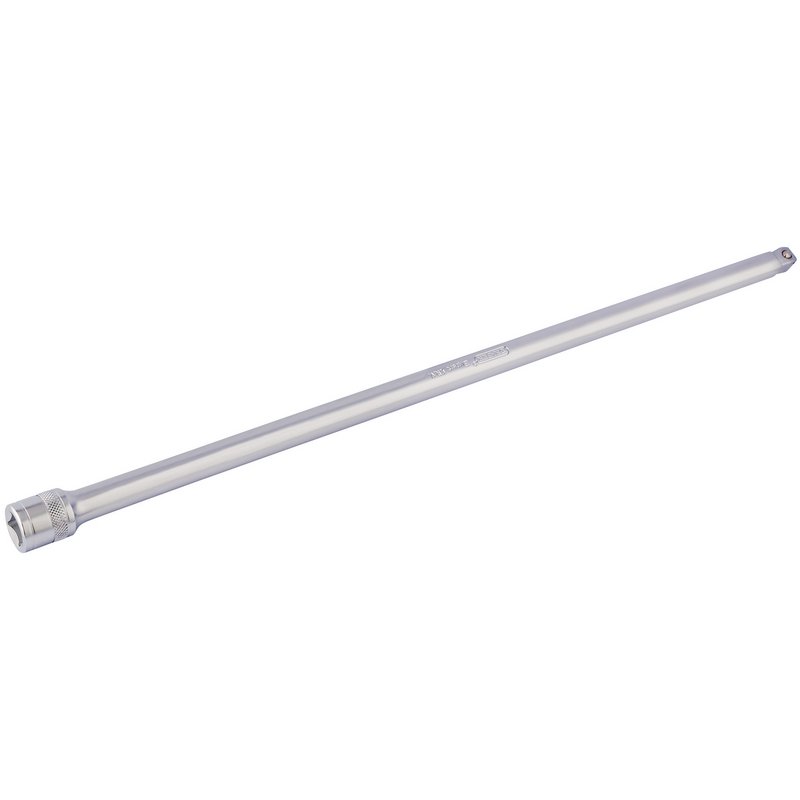 Draper Expert Satin Chrome Wobble Extension Bar, 1/2" Sq. Dr., 500mm