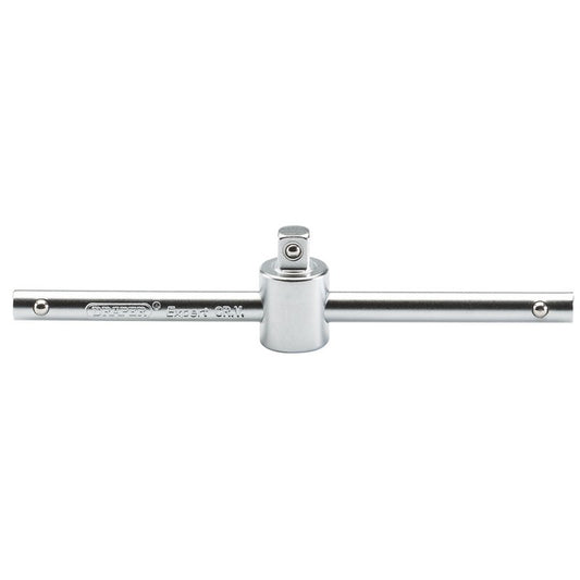 Draper Expert Satin Chrome Sliding T Bar, 1/4" Sq. Dr.
