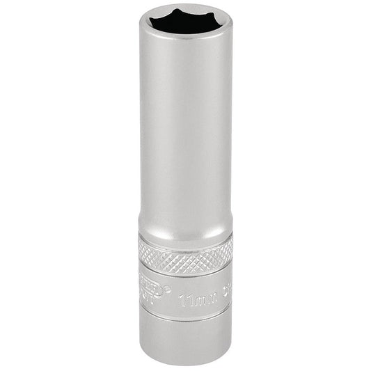 Draper Expert HI-TORQ® 6 Point Deep Socket, 3/8" Sq. Dr., 11mm