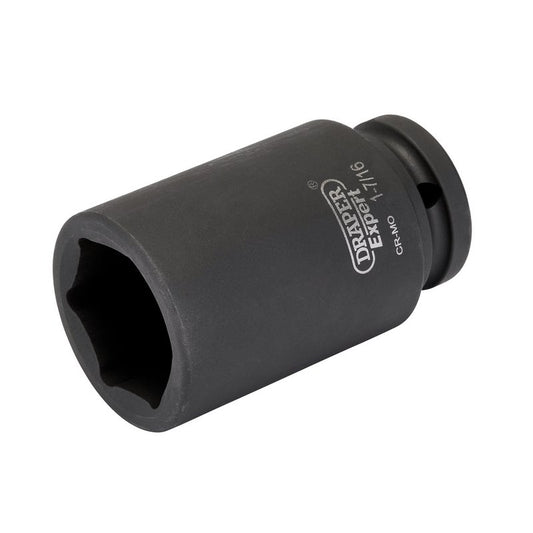 Draper Expert Imperial Deep Impact Socket, 3/4" Sq. Dr. 1.7/16"