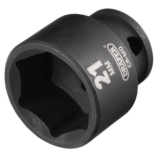 Draper HI-TORQ® Metric Impact Socket, 3/8" Sq. Dr., 21mm