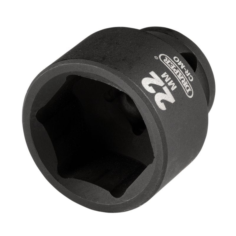 Draper HI-TORQ® Metric Impact Socket, 3/8" Sq. Dr., 22mm