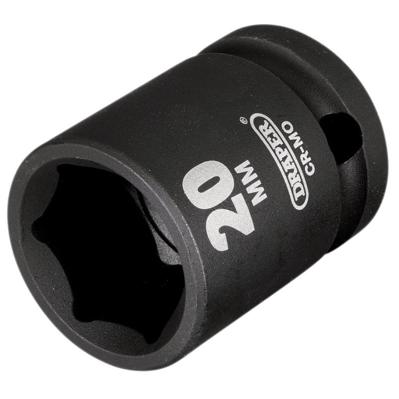 Draper Hi-TORQ® Impact Socket, 1/2" Sq. Dr., 20mm