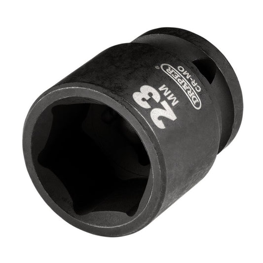 Draper HI-TORQ® Metric Impact Socket, 1/2" Sq. Dr., 23mm