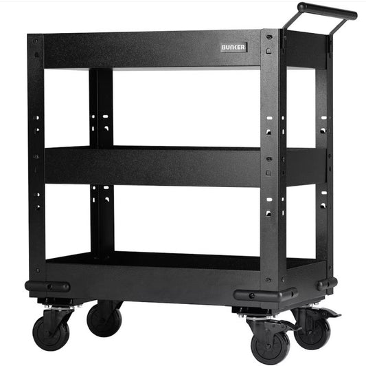 BUNKER® Modular 3 Tier Trolley with Pull Handle, 714mm