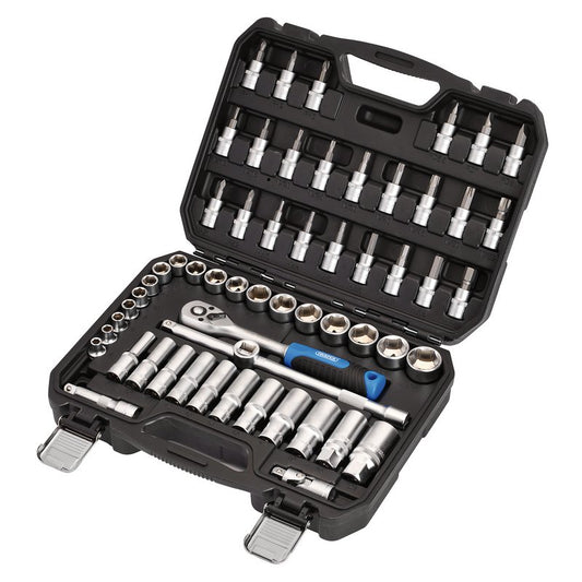 Draper HI-TORQ® Metric Socket and Bit Set, 3/8" Sq. Dr. (58 Piece)