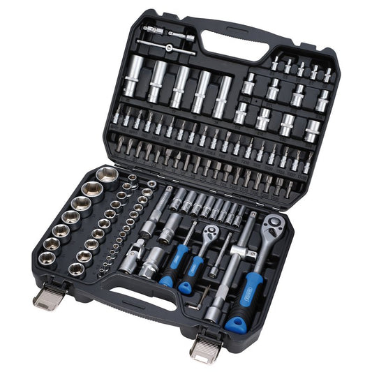 Draper HI-TORQ® Metric Socket and Bit Set, 1/4" and 1/2" Sq. Dr. (110 Piece)