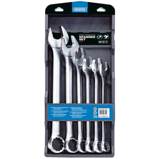 Draper Draper HI-TORQ&#174; Metric Combination Spanner Set (6 Piece)