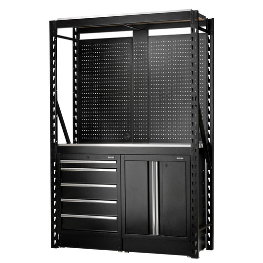 BUNKER® 15 Piece Modular Storage Combo 2 Tier Racking, 1500mm