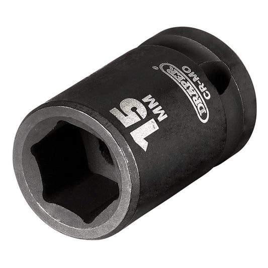 Draper HI-TORQ® Impact Socket, 1/2" Sq. Dr., 15mm