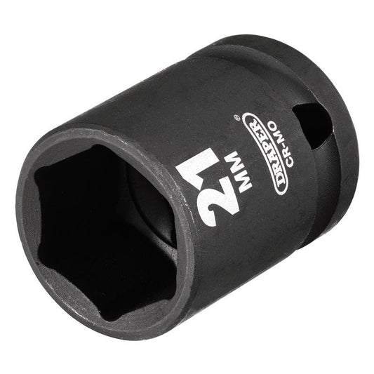 Draper HI-TORQ® Impact Socket, 1/2" Sq. Dr., 21mm