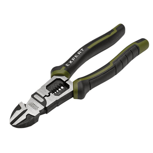Draper Expert Side Cutters with Wire Stripper, 200mm