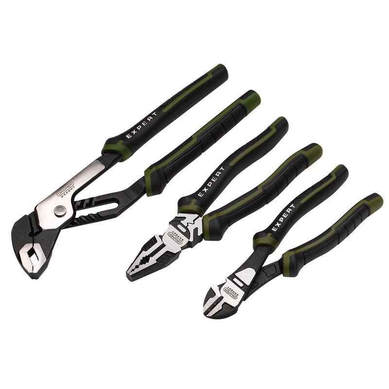 Draper Expert High Leverage Pliers Set with Water Pump Pliers (3 Piece)