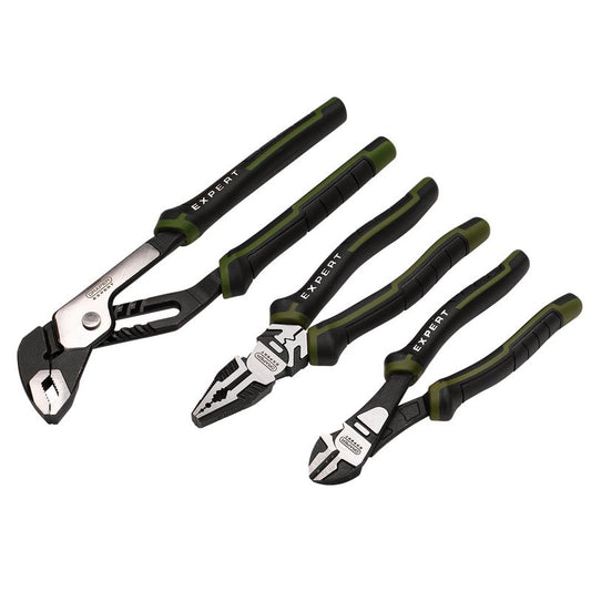 Draper Expert High Leverage Pliers Set with Water Pump Pliers (3 Piece)