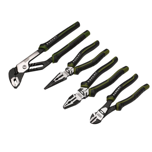Draper Expert High Leverage Pliers Set with Water Pump Pliers (4 Piece)