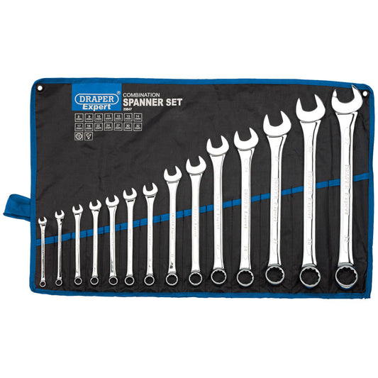 Draper Draper Expert HI-TORQ&#174; Metric Combination Spanner Set (14 Piece)