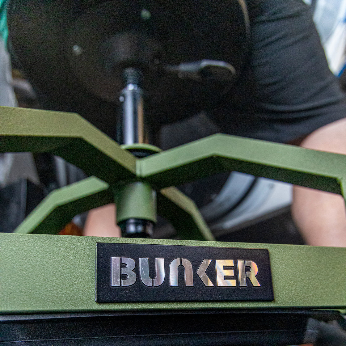 Below shot of the BUNKER Adjustable Work Stool