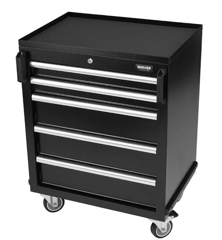BUNKER® Modular Mobile Cabinet, 5 Drawer, 646mm