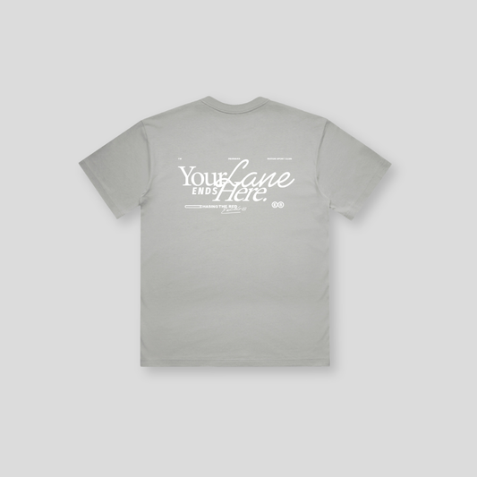 Your Lane Ends Here Box Tee – Statement Heavyweight Fit