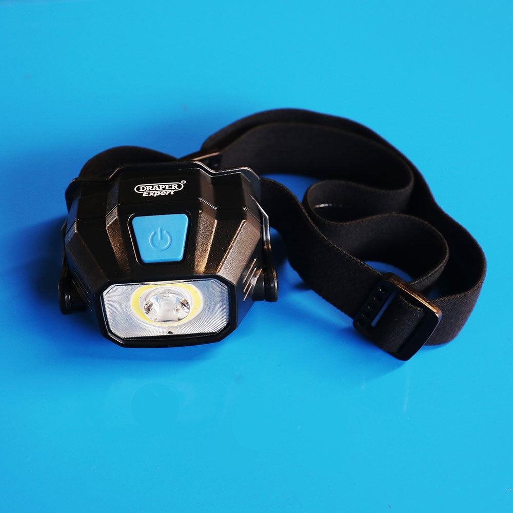 Draper LED Wireless Rechargeable Head Torch