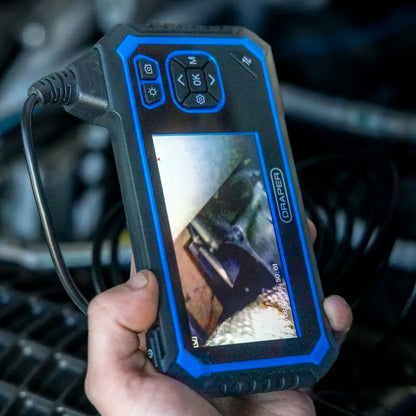 The Dual Lens Endoscope Inspection Camera in use