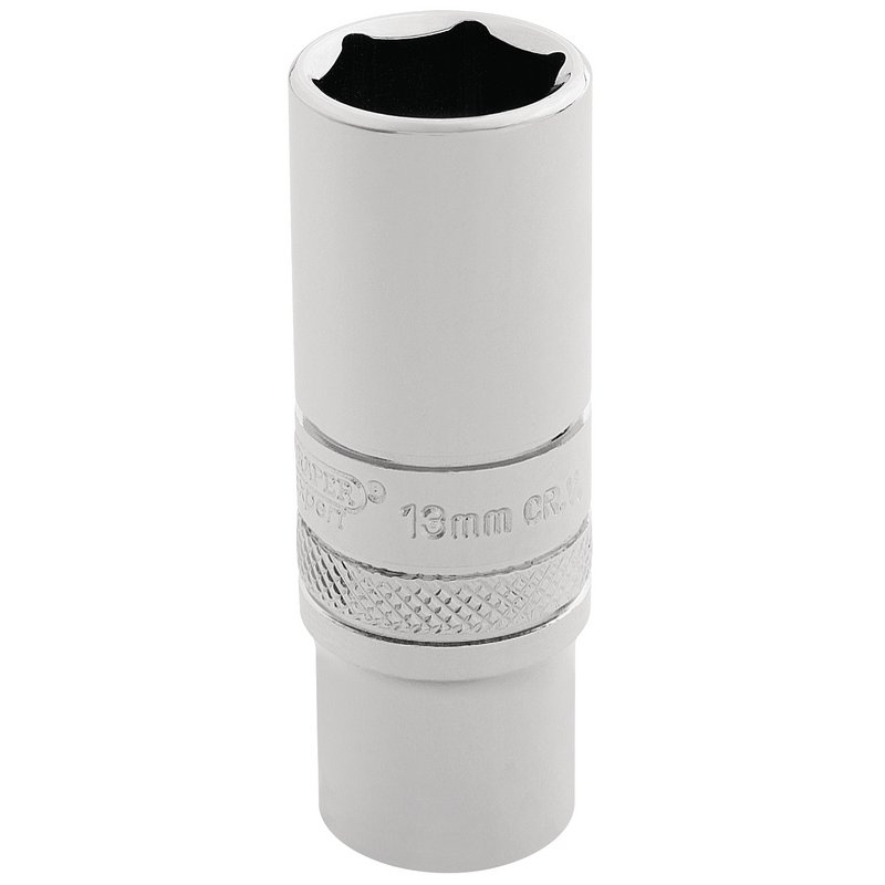 Draper Expert HI-TORQ® 6 Point Deep Socket, 1/4" Sq. Dr., 13mm
