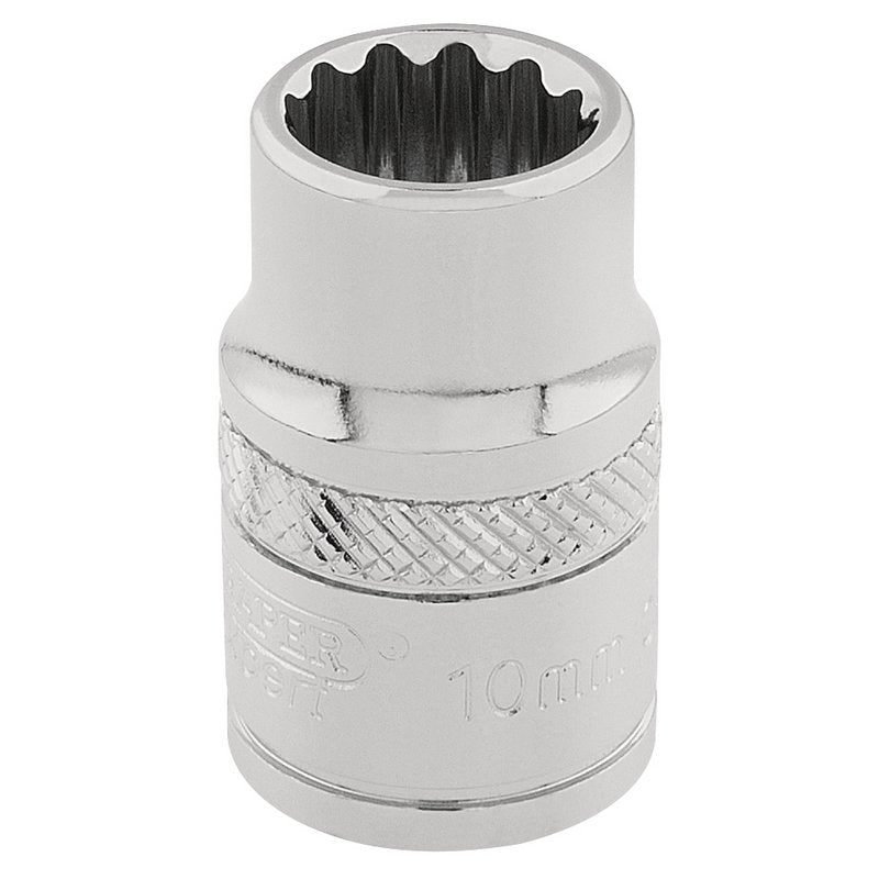 Draper Expert HI-TORQ® 12 Point Socket, 3/8" Sq. Dr., 10mm