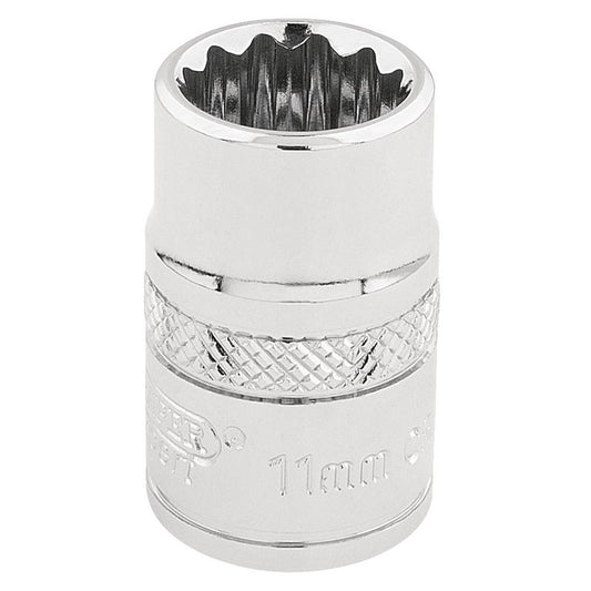 Draper Expert HI-TORQ® 12 Point Socket, 3/8" Sq. Dr., 11mm